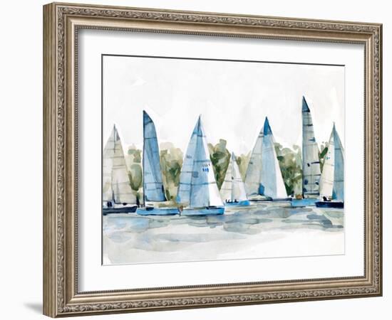 Pastel Marina I-Emma Scarvey-Framed Art Print