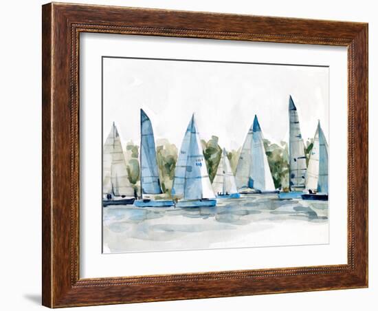 Pastel Marina I-Emma Scarvey-Framed Art Print