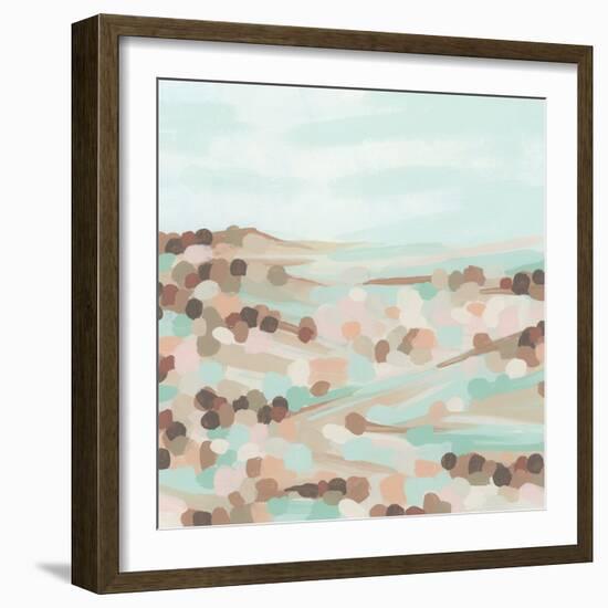 Pastel Mint Vista I-June Vess-Framed Premium Giclee Print