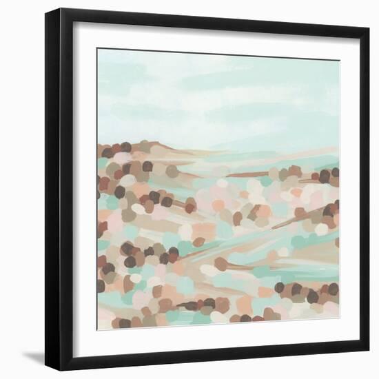 Pastel Mint Vista I-June Vess-Framed Premium Giclee Print