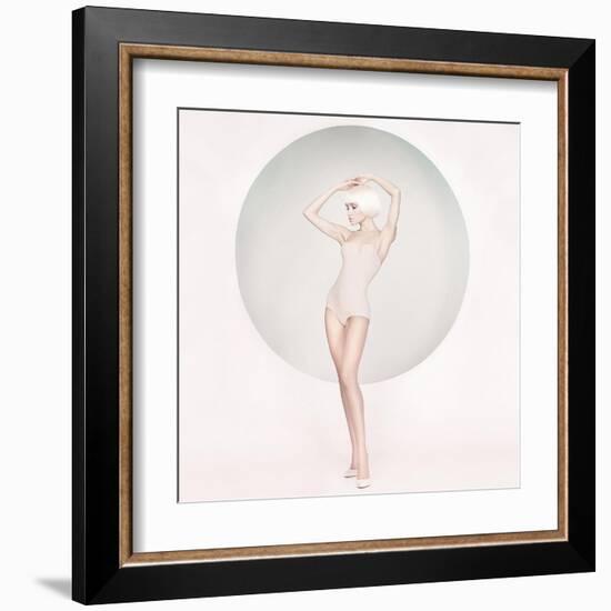 Pastel Muse-Haute Couture-Framed Art Print