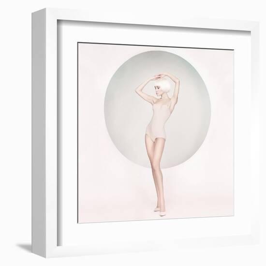 Pastel Muse-Haute Couture-Framed Art Print