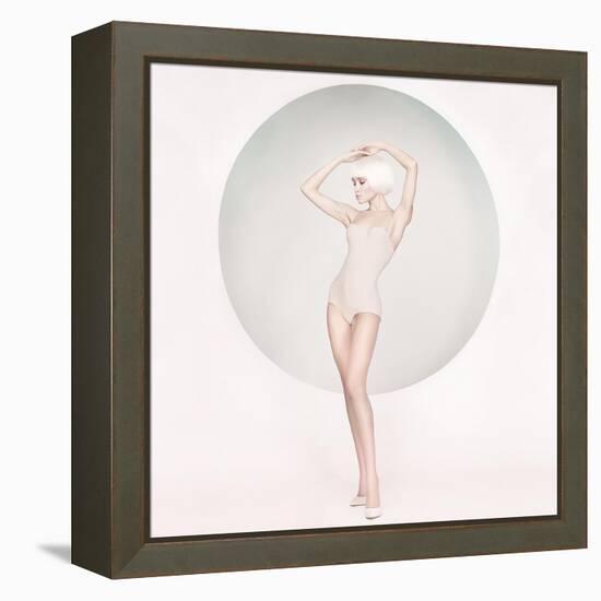 Pastel Muse-Haute Couture-Framed Stretched Canvas