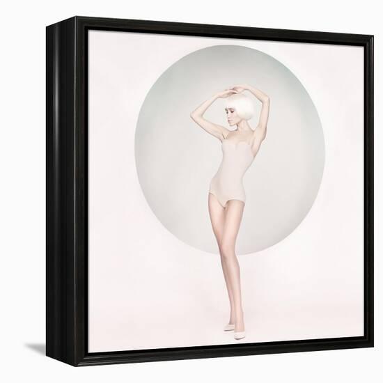 Pastel Muse-Haute Couture-Framed Stretched Canvas