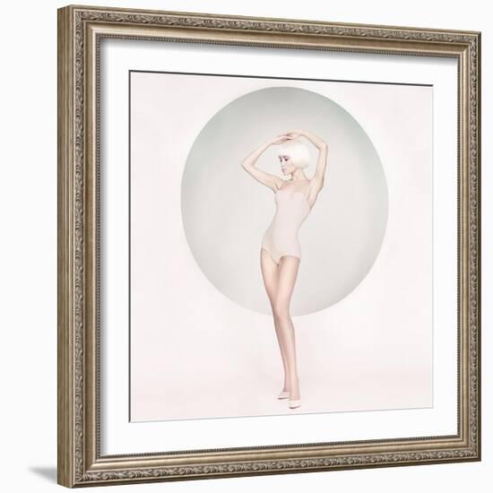 Pastel Muse-Haute Couture-Framed Art Print