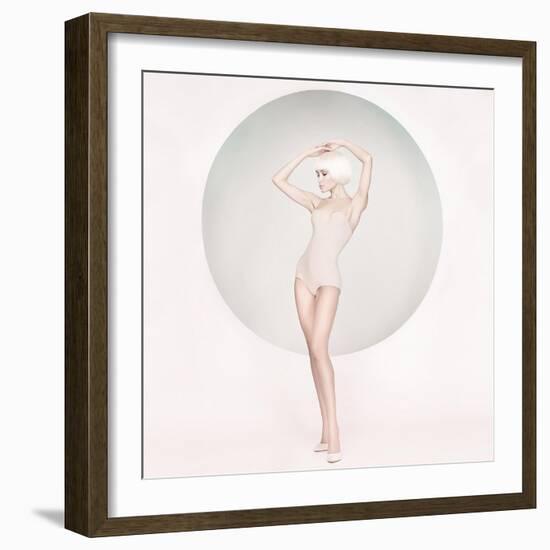 Pastel Muse-Haute Couture-Framed Art Print