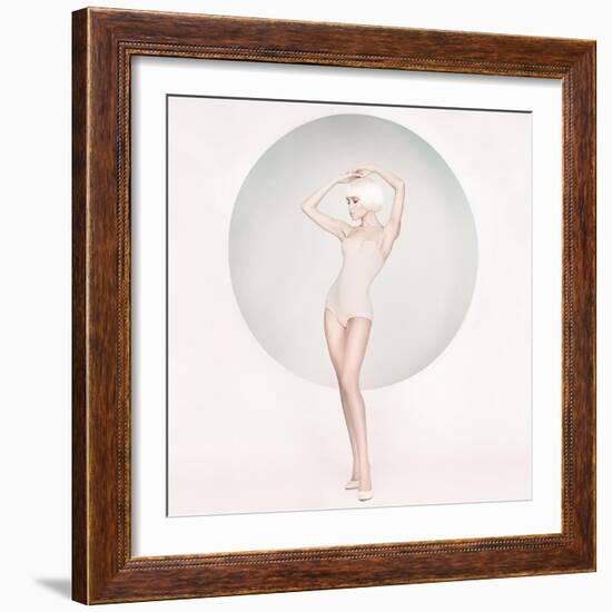 Pastel Muse-Haute Couture-Framed Art Print