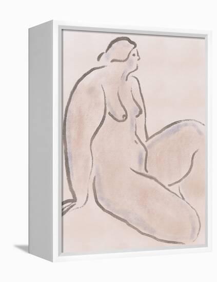 Pastel Nude 06-Little Dean-Framed Premier Image Canvas