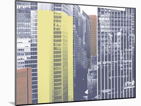 Pastel NYC I-Jeff Pica-Mounted Photographic Print