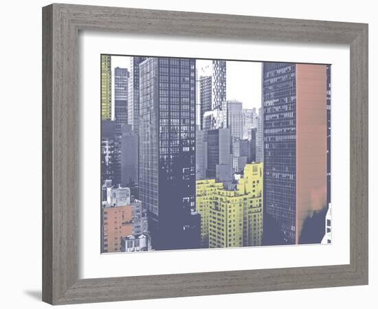 Pastel NYC II-Jeff Pica-Framed Photographic Print