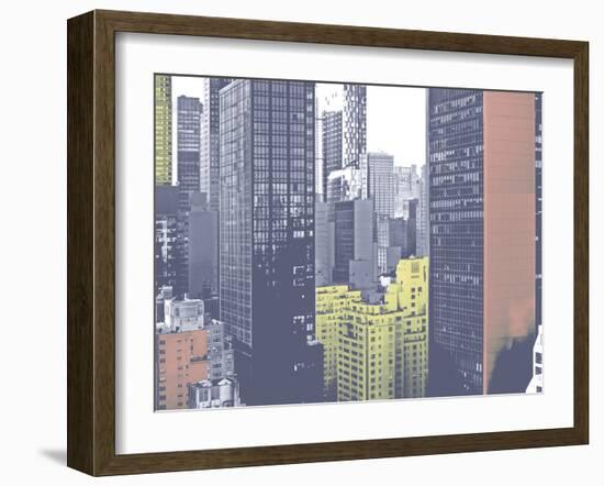 Pastel NYC II-Jeff Pica-Framed Photographic Print