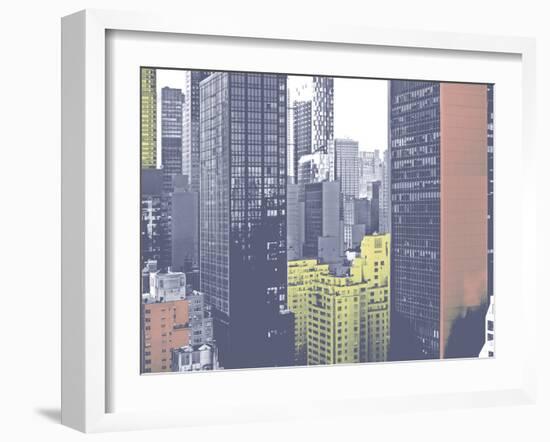 Pastel NYC II-Jeff Pica-Framed Photographic Print