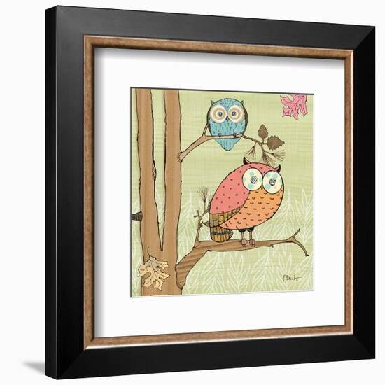 Pastel Owls I-Paul Brent-Framed Art Print