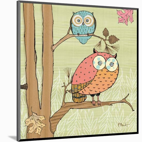 Pastel Owls I-Paul Brent-Mounted Art Print