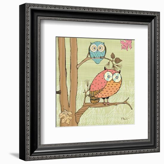 Pastel Owls I-Paul Brent-Framed Art Print