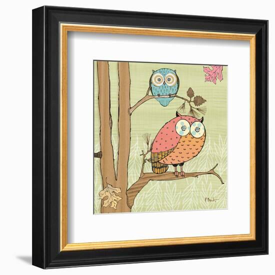 Pastel Owls I-Paul Brent-Framed Art Print