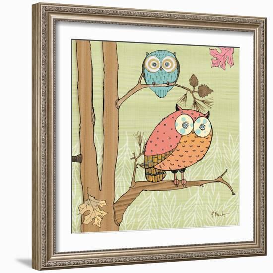 Pastel Owls I-Paul Brent-Framed Art Print