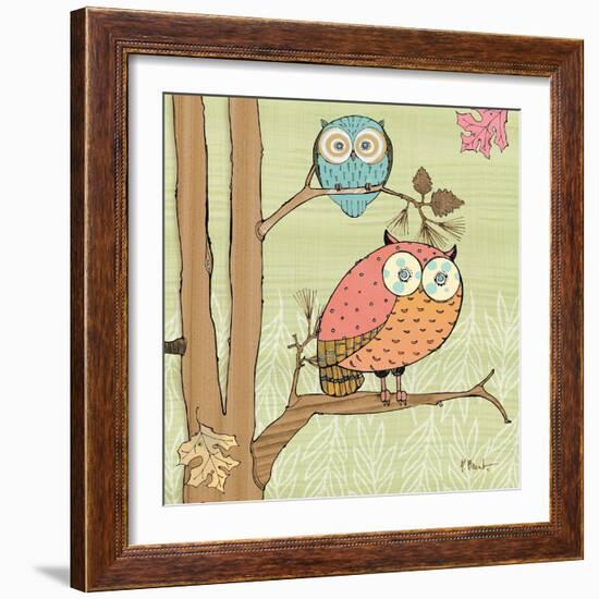 Pastel Owls I-Paul Brent-Framed Art Print