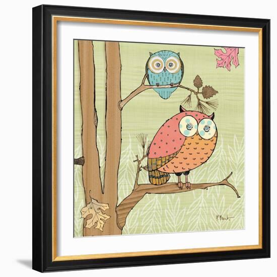 Pastel Owls I-Paul Brent-Framed Art Print