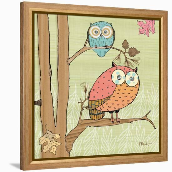 Pastel Owls I-Paul Brent-Framed Stretched Canvas