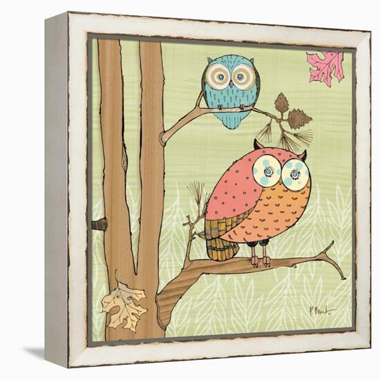 Pastel Owls I-Paul Brent-Framed Stretched Canvas