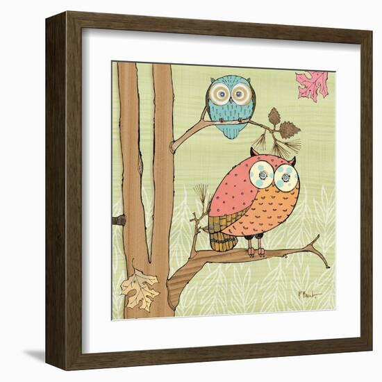 Pastel Owls I-Paul Brent-Framed Art Print