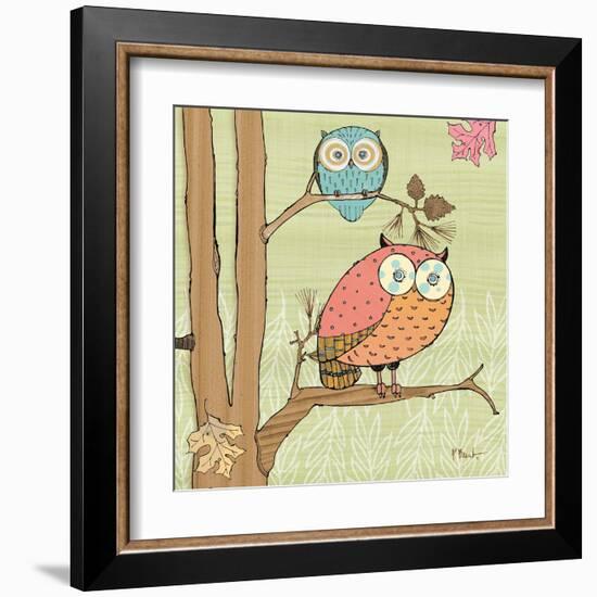 Pastel Owls I-Paul Brent-Framed Art Print