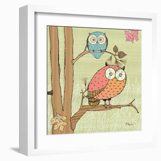 Pastel Owls I-Paul Brent-Framed Art Print