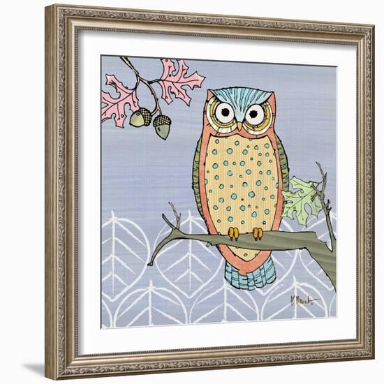 Pastel Owls II-Paul Brent-Framed Art Print