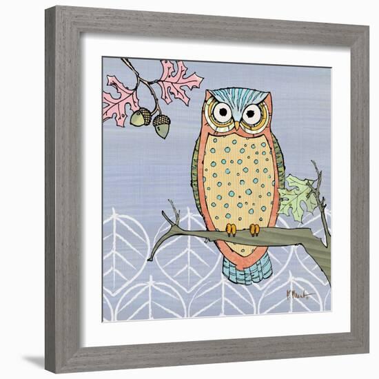 Pastel Owls II-Paul Brent-Framed Art Print