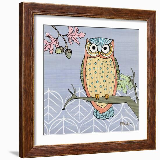 Pastel Owls II-Paul Brent-Framed Art Print