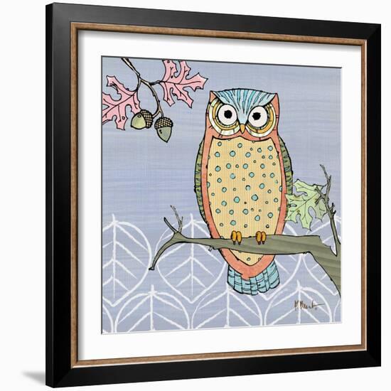 Pastel Owls II-Paul Brent-Framed Art Print