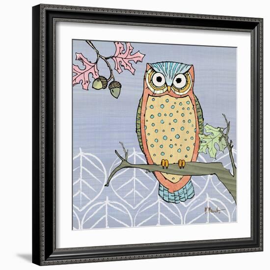 Pastel Owls II-Paul Brent-Framed Art Print