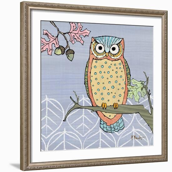 Pastel Owls II-Paul Brent-Framed Art Print