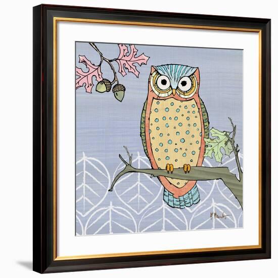 Pastel Owls II-Paul Brent-Framed Art Print