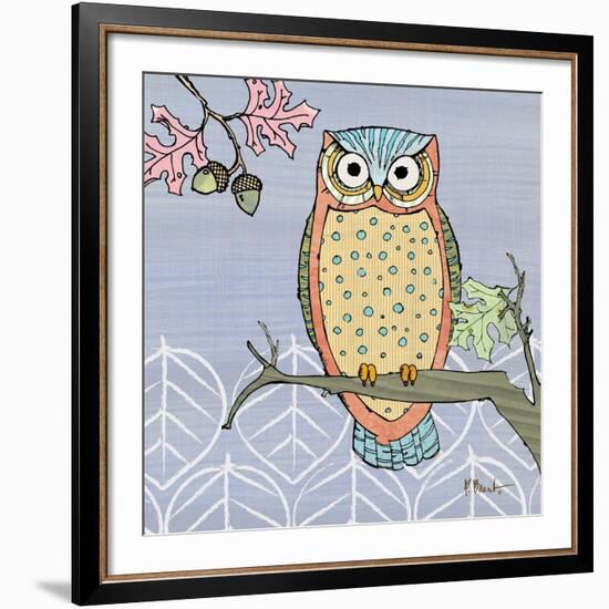 Pastel Owls II-Paul Brent-Framed Art Print