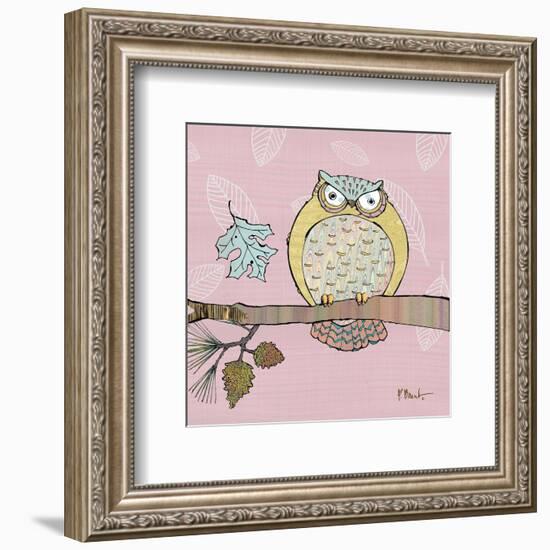 Pastel Owls III-Paul Brent-Framed Art Print