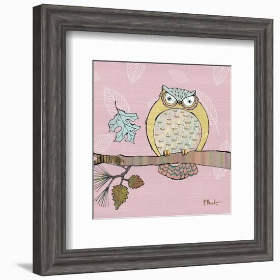 Pastel Owls III-Paul Brent-Framed Art Print