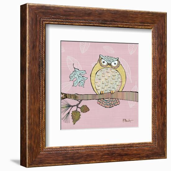 Pastel Owls III-Paul Brent-Framed Art Print