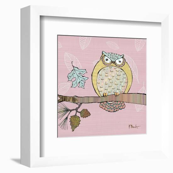 Pastel Owls III-Paul Brent-Framed Art Print