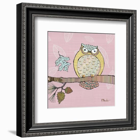 Pastel Owls III-Paul Brent-Framed Art Print