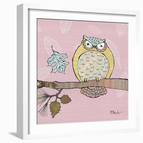 Pastel Owls III-Paul Brent-Framed Art Print