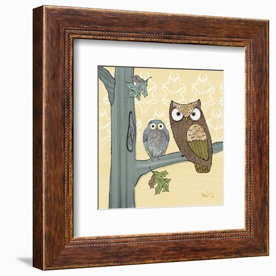 Pastel Owls IV-Paul Brent-Framed Art Print