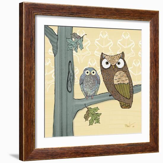 Pastel Owls IV-Paul Brent-Framed Art Print