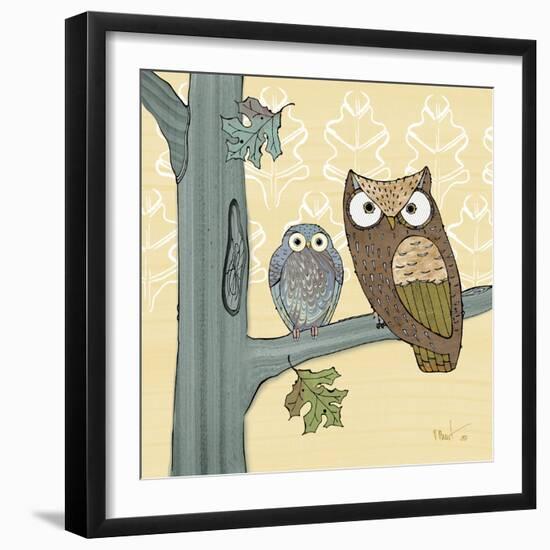 Pastel Owls IV-Paul Brent-Framed Art Print
