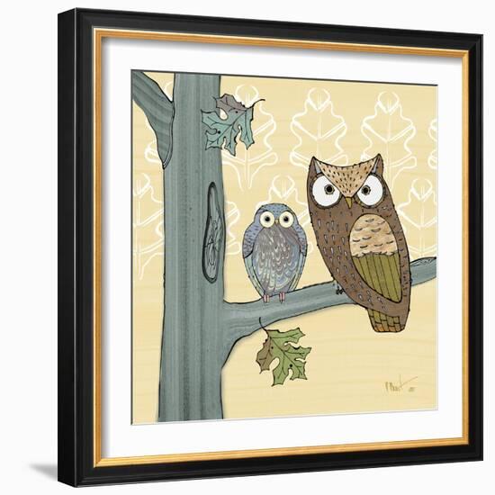 Pastel Owls IV-Paul Brent-Framed Art Print