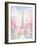 Pastel Paris III-Danhui Nai-Framed Art Print