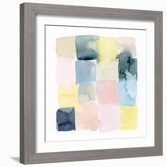 Pastel Patches I-Grace Popp-Framed Premium Giclee Print