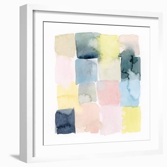 Pastel Patches I-Grace Popp-Framed Premium Giclee Print