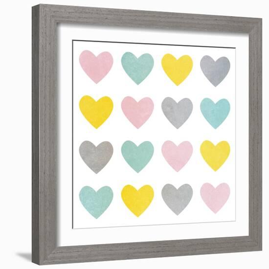 Pastel Pattern I-Sd Graphics Studio-Framed Art Print